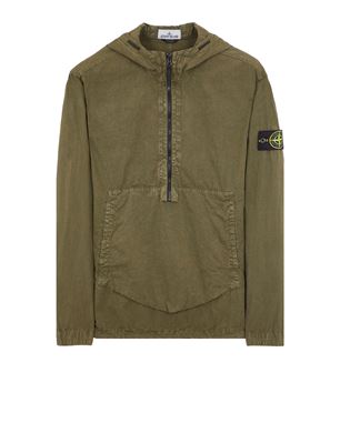 Stone island cotton canvas on sale overshirt