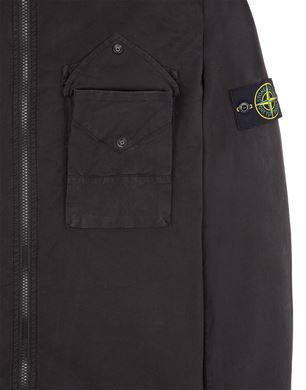 Stone island hot sale button overshirt