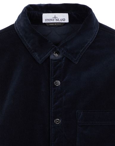 Navy stone outlet island overshirt