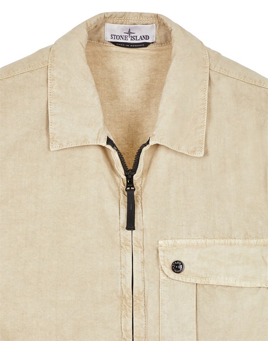 Stone island hot sale beige overshirt