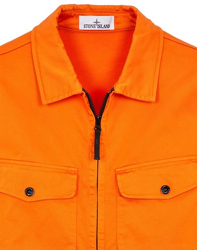 Stone island clearance orange overshirt