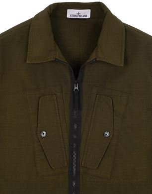 Stone island zip store overshirt