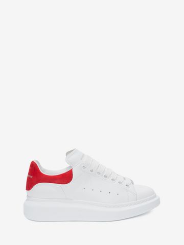 alexander mcqueen sneakers red and white