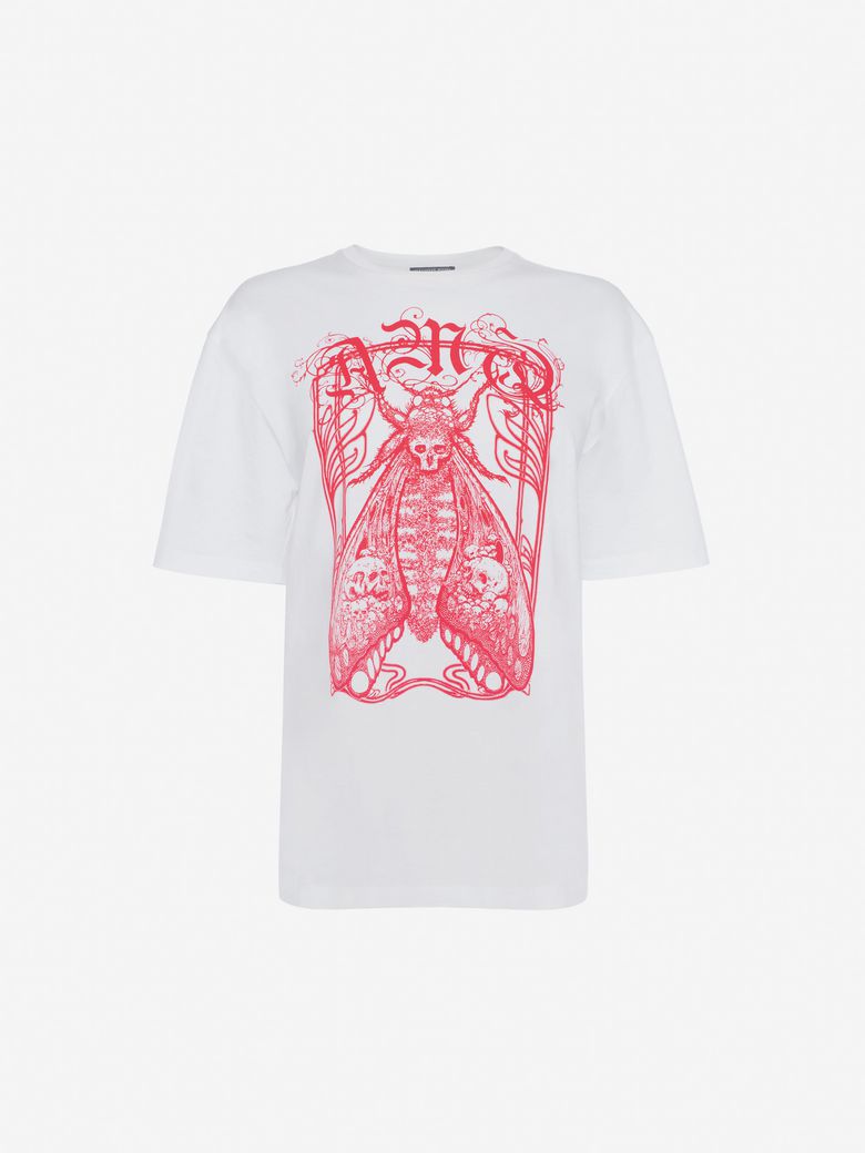 Alexander Mcqueen White Oversized T-shirt In White