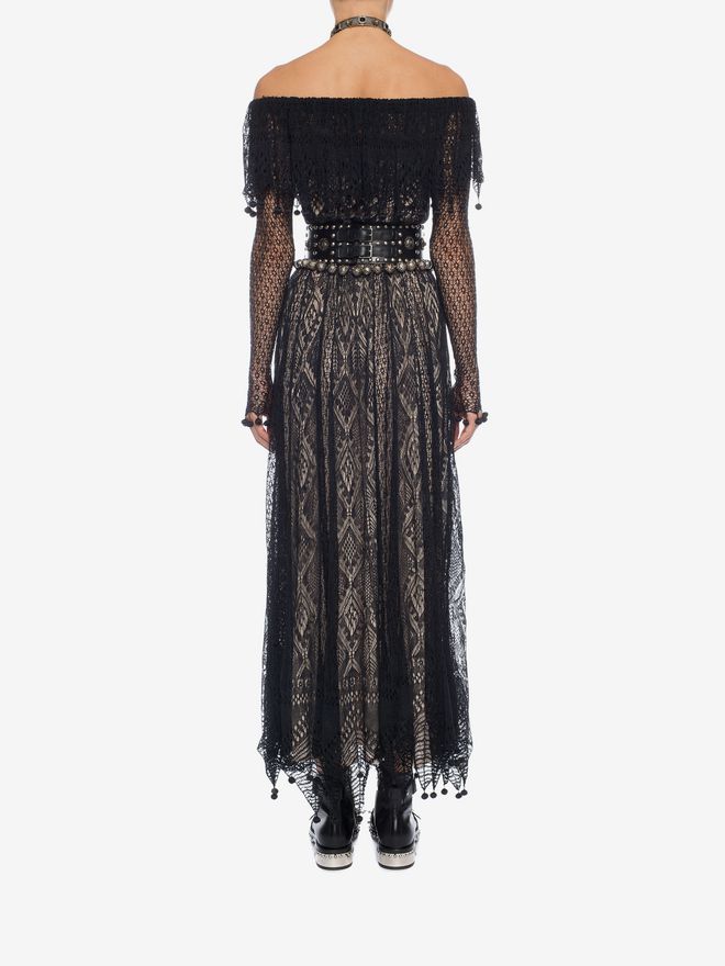 Pom Pom Lace Dress Alexander McQueen