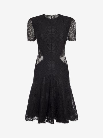 ALEXANDER MCQUEEN Lace Mini Dress Mini Dress D f