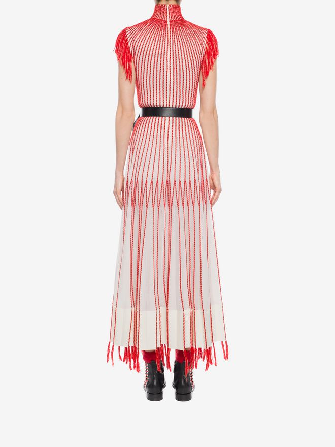 roll neck long dress