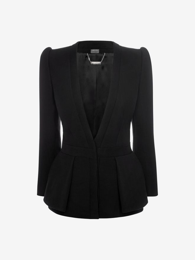 Folded Peplum Jacket | Alexander McQueen