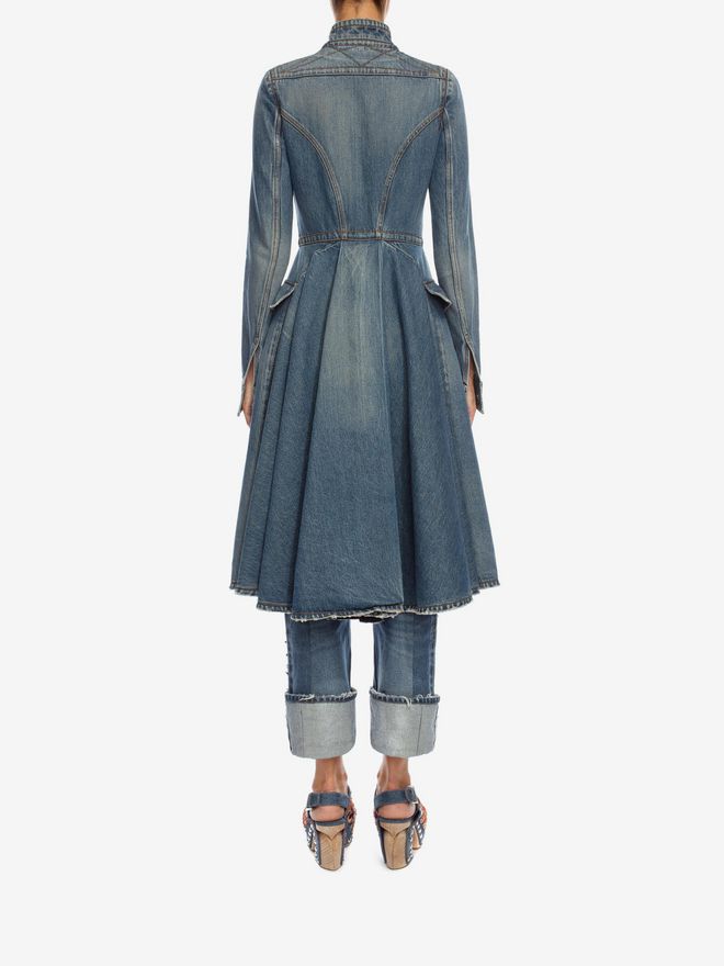 denim frock top for women