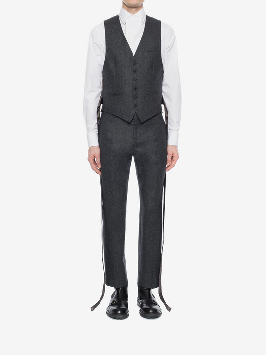 ALEXANDER MCQUEEN Flannel Vest Waistcoats U r