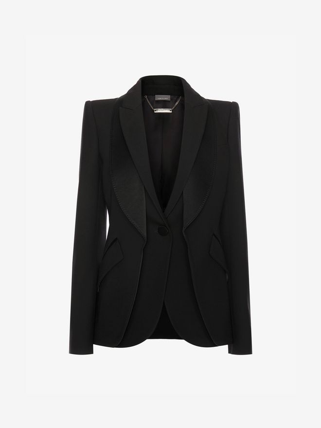 Double Lapel Tailored Jacket Alexander McQueen