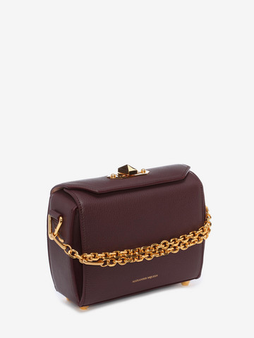 alexander mcqueen burgundy bag