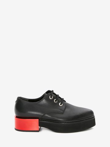 ALEXANDER MCQUEEN Metallic Heel Creeper Creeper D f