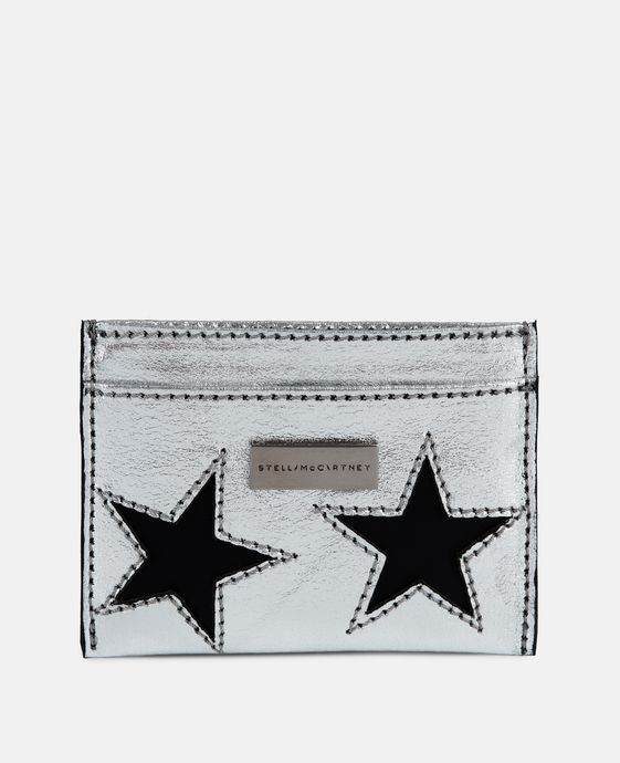 Metallic Stars Card Case