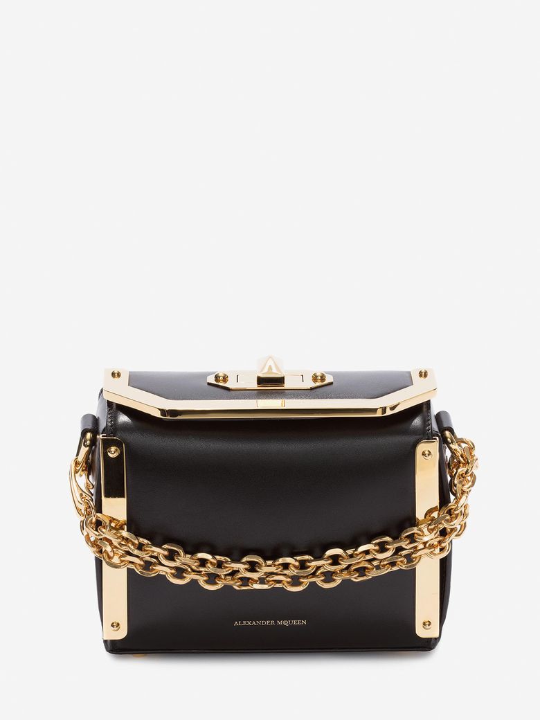 Alexander Mcqueen Box Bag 19 In Black ModeSens