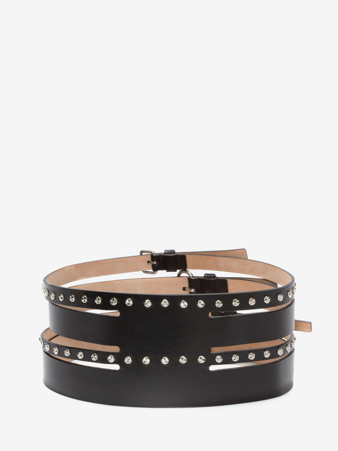 alexander mcqueen studded belt