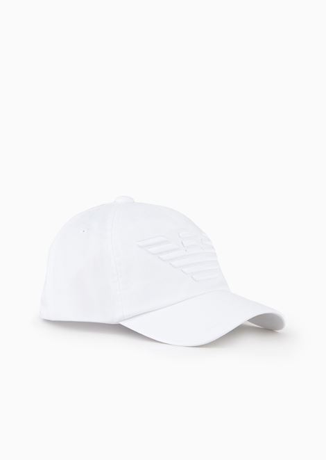 armani hat white