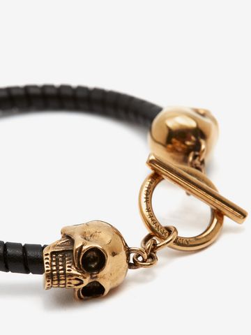 T Bar Skull Bracelet Alexander Mcqueen T Bar Skull Bracelet