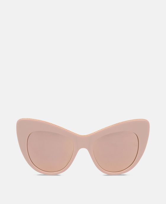 Rose Oversized Cat Eye Sunglasses 