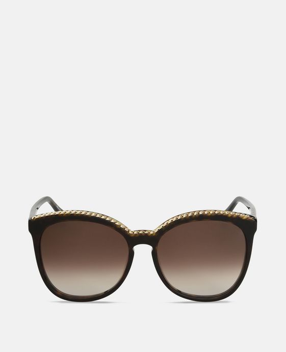 Brown Tortoise Square Sunglasses