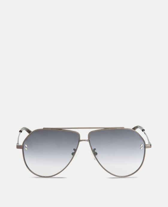 Gray Tortoise Aviator Sunglasses